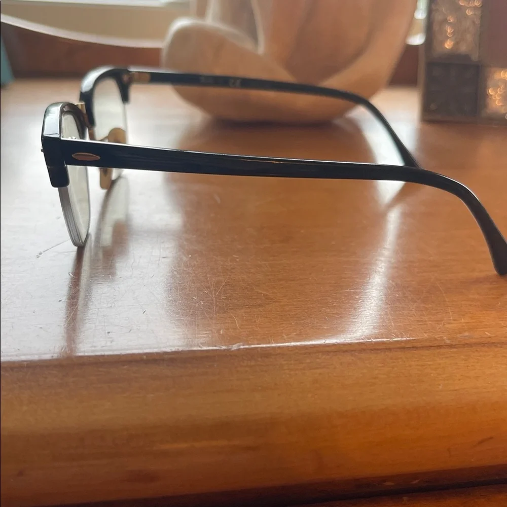 GUC. Ray-Ban 4354V Black and Gold Glasses. LENSES WILL NEED TO CHANGED